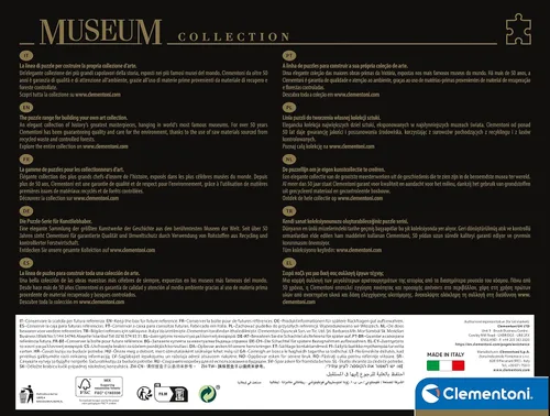 Miniatura 3 de Clementoni - Colección Museo-Canaletto, Regreso de Bucentaur en el Molo en el día de la Ascensión-1000 piezas para adultos, arte, pinturas