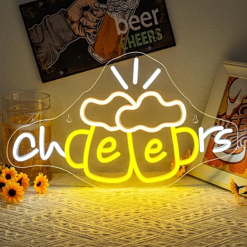 Miniatura 16 de Letreros de neón de café hasta cóctel para decoración de pared, luz de neón LED regulable, letreros de luz de café para iluminación de hogar, regalo