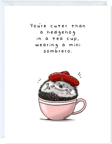 Miniatura 13 de Tarjeta de aniversario de cumpleaños para novio, esposa, novia, marido, amigo, él ella, divertida tarjeta de felicitación sarcástica de amor, en Sé