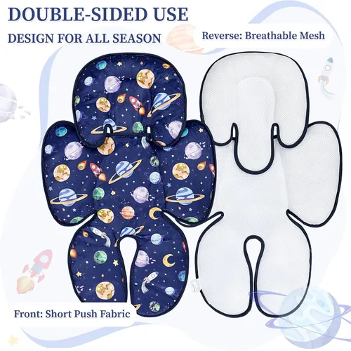 Miniatura 4 de Pea Pod - Soporte de cabeza para asiento de auto para bebé recién nacido, 2 en 1 Apoyo de cabeza y cuerpo para asiento de auto infantil para niños
