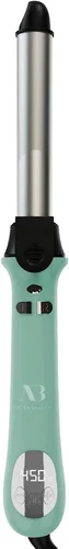 Miniatura 4 de Amira Beauty Rizador giratorio automático de 1 ″ Turmalina cerámica rizador de pelo de temperatura digital ajustable 250-450°F, doble voltaje, rizos