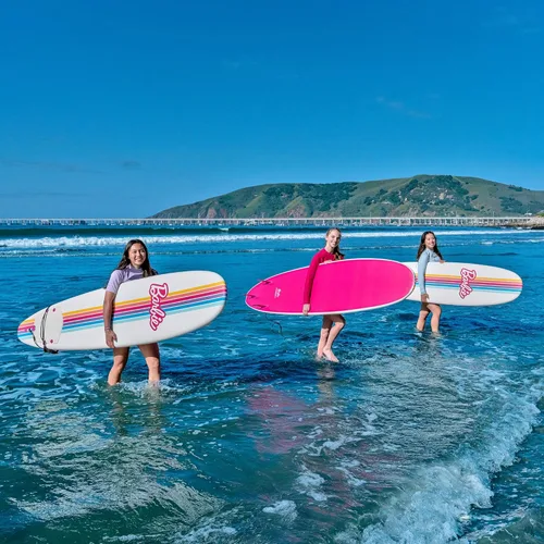 Miniatura 7 de Barbie™ Signature - Tabla de surf de 8 pies de Wavestorm Cubierta superior gráfica con parte inferior lisa de alta densidad para niños y adultos