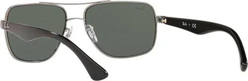 Miniatura 6 de Ray-Ban RB3483 - Gafas de sol cuadradas de metal para hombre