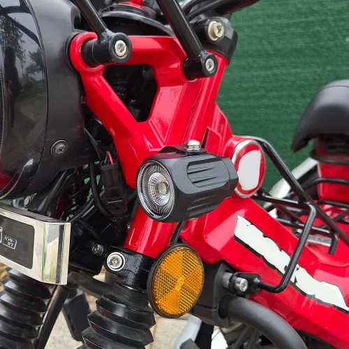 Miniatura 4 de Kit de luz auxiliar LED con conector compatible con Honda CT125 Trail 125 Hunter cub (2019-actual) (blanco día #2)