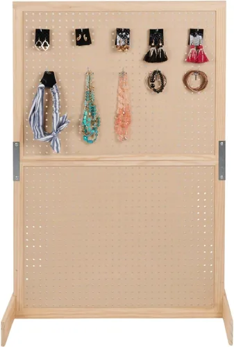 SSWBasics Soporte de exhibición de tablero de clavijas para joyas y accesorios, 32 pulgadas de ancho x 48 pulgadas de alto, organizador de pantalla