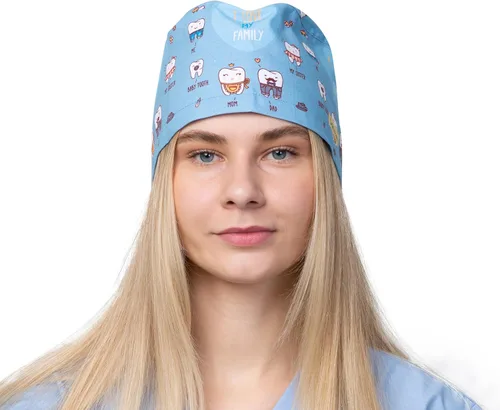 Miniatura 7 de Print Scrub Caps - Sombrero perfecto para enfermeras, médicos y EMTs..