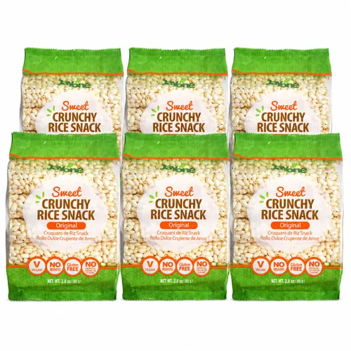 Miniatura 8 de Jayone Bocadillo de arroz crujiente, miel y canela, 2.82 onzas (paquete de 6)
