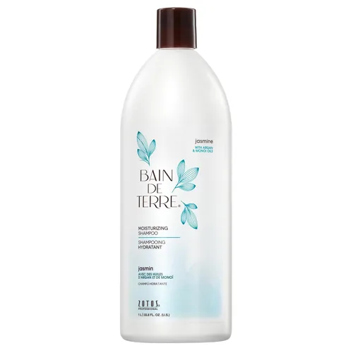 Miniatura 8 de Bain de Terre Champú hidratante de jazmín, lujosa hidratación para cabello seco con aceites de argán y monoi, sin parabenos, seguro
