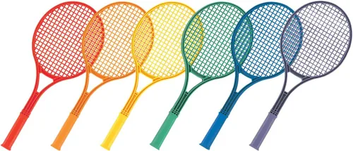 Miniatura 7 de Champion Sports Plastic & Foam Racket Sets – Durable, Lightweight Paddles for Youth Play & PE, Paddleball, Racquetball