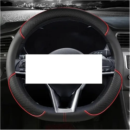 Miniatura 6 de Funda de cuero sintético para volante de automóvil, tipo D para Nissan para X-Trail para Qashqai para Rogue for Sport para Rogue 2017 2018 2019 2020
