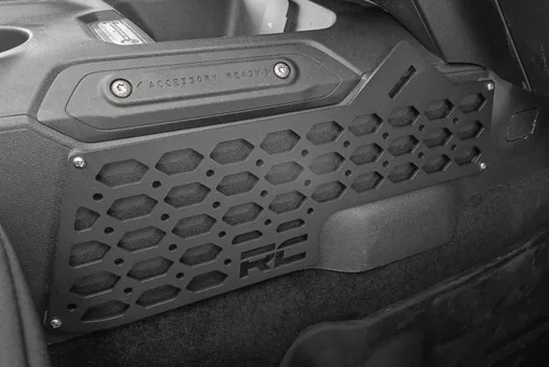 Miniatura 5 de Rough Country Kit de panel de montaje Molle de consola central para Ford Bronco (2021-2025), panel de acero duradero para almacenamiento seguro