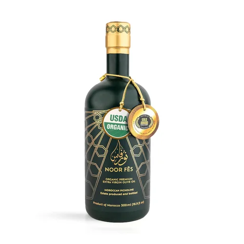 Miniatura 10 de NOOR FÈS EVOO Set de regalo Más de 20 premios USDA Orgánico 584 mg/kg de alto en polifenoles Virgen extra Finca de origen único Aceite