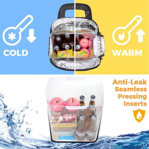 Miniatura 2 de DBTAC Mochila táctica para el almuerzo, enfriador de almuerzo grande para hombres y mujeres Mochila enfriadora aislada para el trabajo, picnic