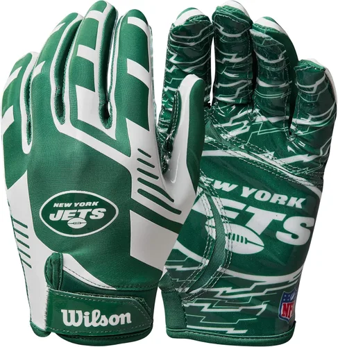 Miniatura 25 de Wilson NFL - Guantes de fútbol americano con ajuste elástico, tallas para jóvenes y adultos