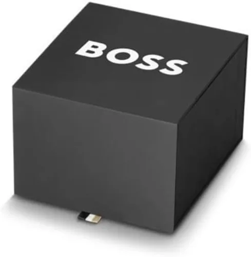 Miniatura 4 de BOSS Center Court Reloj cronógrafo de acero inoxidable para hombre, resistente al agua