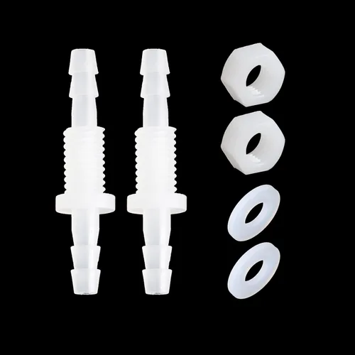 Miniatura 7 de Feelers Púa de manguera de 1/2 pulgada a granel, accesorio de púas hexagonales, adaptador de plástico, empalmador de unión con junta