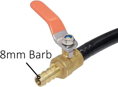 Miniatura 3 de Beduan Kit de ensamblaje de drenaje de tanque extendido con empuje de codo NPT de 1/4 "para conectar el accesorio Tubo de nailon de 20 pulgadas