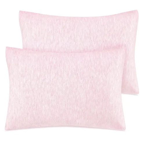 Miniatura 15 de Zenssia Juego de 2 fundas de almohada de algodón orgánico para niños pequeños, 13 x 18 pulgadas, con cierre de sobre, fundas de almohada suaves