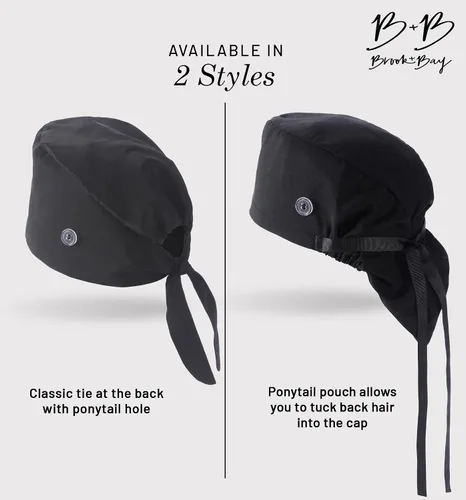 Miniatura 7 de Gorras quirúrgicas para mujer para cola de caballo, gorras quirúrgicas para cabello largo, gorra de enfermera, gorras para enfermeras, gorra