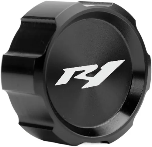 Miniatura 17 de Para KAWASAKI Z750 Z1000 Z800 Tapa de depósito de líquido de freno trasero se adapta a MT07 MT09 MT03 R1 R6 (color : MT negro)