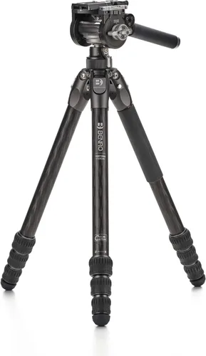 Benro Tortoise CF Serie 2, trípode de 4 secciones con cabezal híbrido FS36PRO