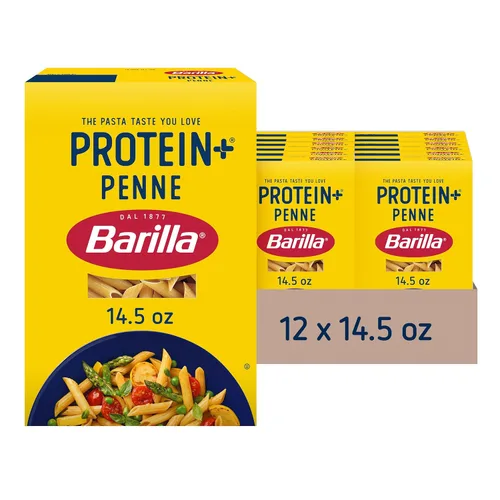 Miniatura 9 de BARILLA Protein+ (Plus) Angel Hair - Proteína de lentejas, garbanzos y guisantes - Buena fuente de proteína a base de plantas, pasta de proteínas