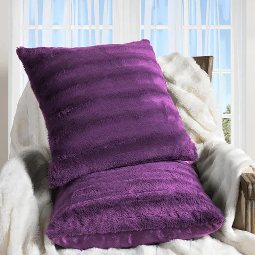 Miniatura 11 de Cheer Collection Almohadas decorativas de otoño para sofá, juego de 2 almohadas de piel sintética para sofá, acogedoras almohadas de otoño para sala