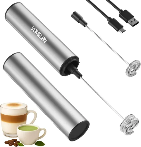 Miniatura 10 de Espumador de leche recargable, espumador de café eléctrico, mezclador de bebidas de mano para café con leche, capuchino, café, huevos, chocolate