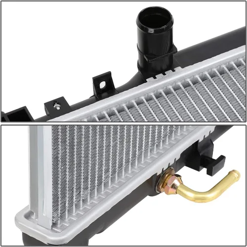 Miniatura 4 de DNA Motoring DPI 2436 Radiador de núcleo de aluminio compatible con 02-08 Camry/Solara L4 AT, CU2327 CU2436 164000H030 164000H130 164000H131
