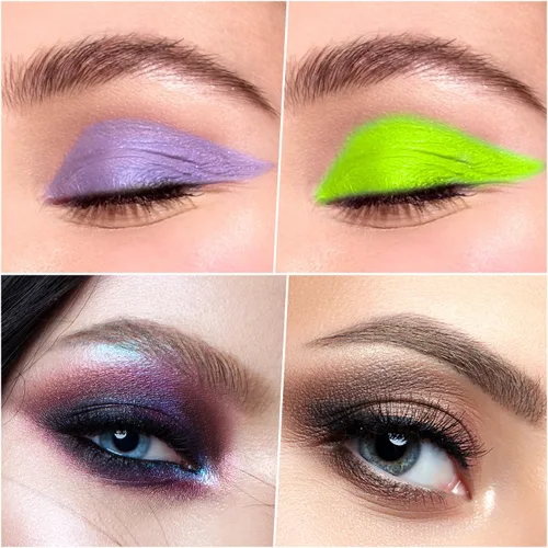 Miniatura 2 de Profusion Cosmetics Paleta de sombras de ojos de 21 tonos con pincel, mate mezclable, brillante y tonos metálicos en tonos neutros llamativos