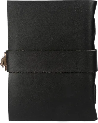 Miniatura 4 de Diario de cuero vintage hecho a mano de búfalo no rellenable con papel de borde irregular – Diario encuadernado en cuero para mujeres, hombres