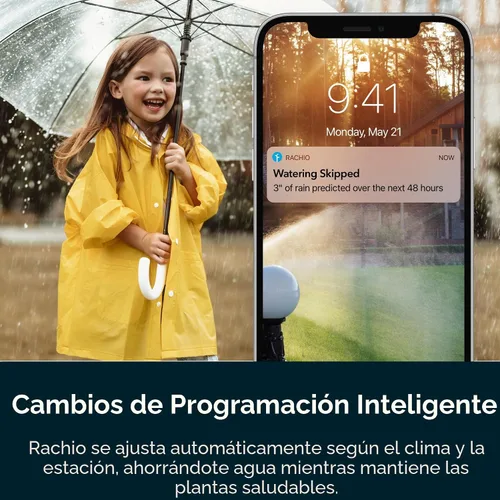 Miniatura 4 de Rachio - Controlador inteligente de aspersores WiFi (control remoto de riego de 16 zonas) – Programación basada en aplicación, inteligencia