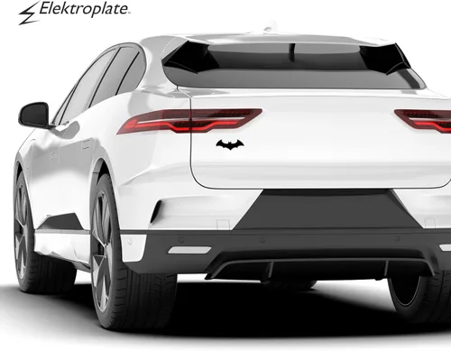 Miniatura 8 de Elektroplate Emblema de superhéroe de Batman negro con licencia oficial de DC Comics para automóviles, camiones y todos los automóviles, ajuste