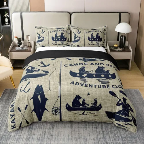Miniatura 12 de Erosebridal American Flag 100% Cotton Bedding Set Twin Army Green Camo Duvet Cover Bear Claw Hunting Theme Comforter Cover Camoflage Camping