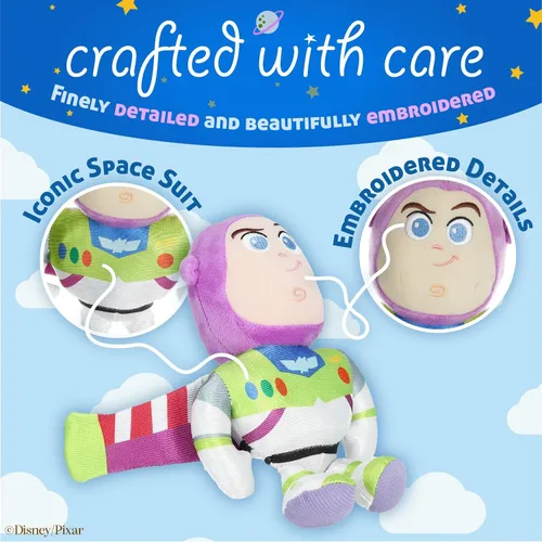 Miniatura 3 de Disney Baby Toy Story Juguetes para niños Buzz Lightyear Muñeco de 8 Pulgadas de Peluche Suave, Disney Pixar Peluches para Niños, Juguetes Disney