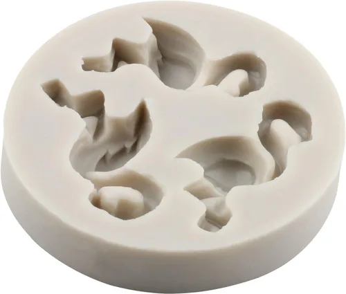 Miniatura 6 de Sijiangmold Molde de silicona con hojas tropicales de flamenco, moldes de fondant de flores de hibisco, moldes de piña y chocolate para decoración