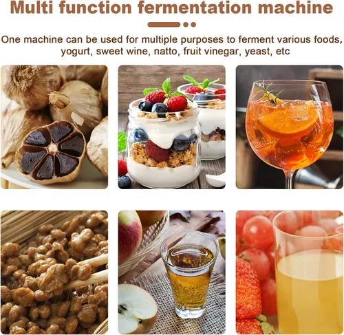 Miniatura 6 de Fermentador de ajo negro Caja de fermento inteligente automática 6L Fermentación rápida de 7 días Ajo negro Arroz dulce Fabricante de vino Natto