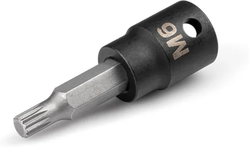 Miniatura 7 de TEKTON Zócalo de impacto de 3/8 pulgadas x M4 Triple Square Bit SIB18204