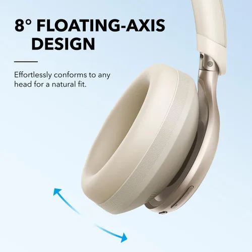 Miniatura 9 de Soundcore de Anker, Space One, Auriculares con cancelación activa de ruido, reducción de voz 2 veces más fuerte, 40 horas de reproducción con ANC