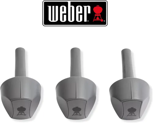 Miniatura 5 de Paquete de 3 perillas Weber 81168 para parrillas Genesis serie 300 (2007-2010)