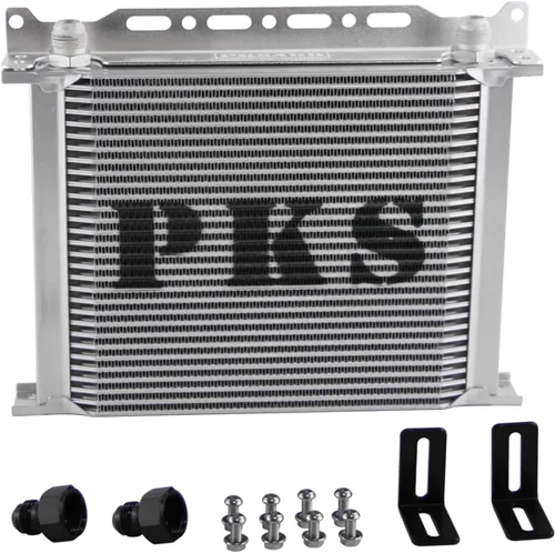 Miniatura 11 de Kit de soporte de montaje para enfriador de aceite de 16 filas 10AN con placa apilada para motor, enfriador de aceite de transmisión de aluminio