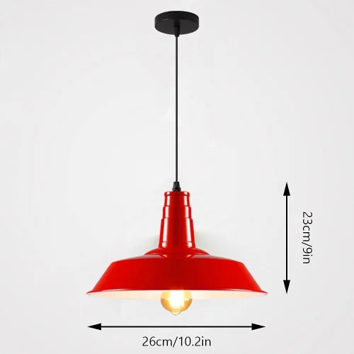 Miniatura 5 de Genérico Araña moderna, Loft Retro Lámpara colgante - Macaron Color Industrial Candelabros Cafetería Tienda de ropa Lámpara colgante