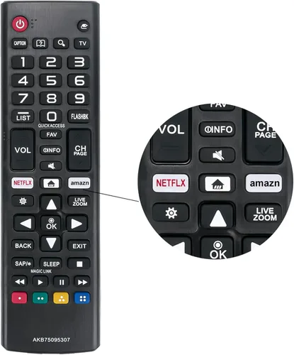 Miniatura 4 de AKB75095307 Reemplazo de control remoto para LG LED LCD TV 43UJ6500 43UJ6560 49UJ6500 49UJ6560 55UJ6520 55UJ6540 55UJ6580 60UJ6540 24lr M520D