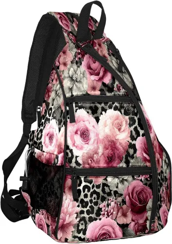 Miniatura 7 de Pickleball Backpack Rose Pink for Women Men - Multi-Pocket Sports Bag with Shoe Compartment Versatile Tennis Bag & Gifts for Pickleball Lovers