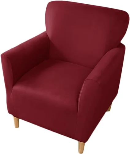 Miniatura 12 de XMAYODS Funda elástica para silla de club, fundas para silla de bañera, funda suave para sillón, protector de muebles extraíble, funda para silla