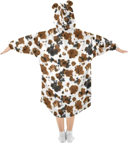 Miniatura 2 de Mantas portátiles para niños, súper suaves, cálidas y acogedoras, sudadera con capucha de gran tamaño, regalos para niños de 3 a 14 años, niñas