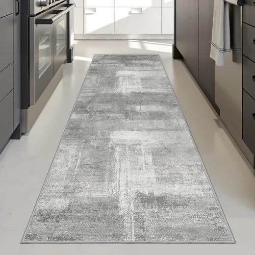 Miniatura 27 de zesthome Alfombras de 5 x 7 pulgadas - Alfombra lavable resistente a las manchas, alfombras modernas abstractas para sala de estar, dormitorio