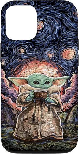Miniatura 28 de Star Wars: The Mandalorian The Child Starry Night Style - Carcasa para iPhone 17
