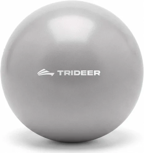 Miniatura 10 de Trideer Pelota de pilates de 9 pulgadas, pelota de ejercicio pequeña para yoga, entrenamiento de núcleo, terapia física, equilibrio, estabilidad