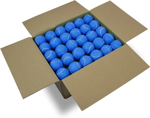 SHYUJAJIE Pelotas de tenis, paquete de 90 pelotas de tenis de entrenamiento a granel, pelotas de tenis de alta elasticidad para practicar para
